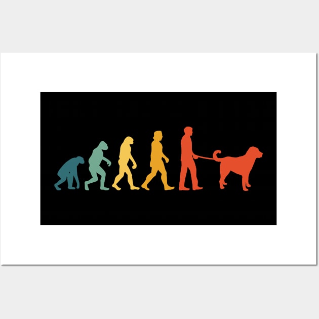 Kangal Evolution Vintage Anatolian Shepherd Dog Wall Art by favoriteshirt